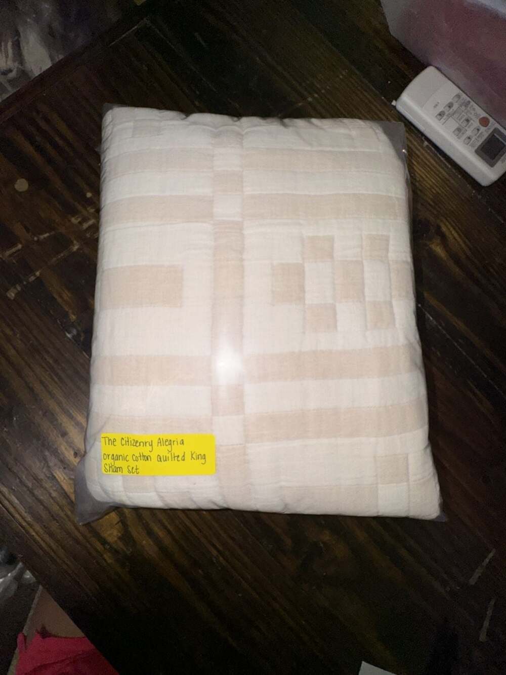 The Citizenry Alegria Organic Cotton Quilted King Sham Set